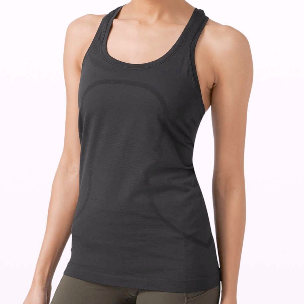 Women's Black swiftly tank 6